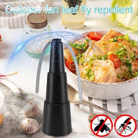 Нов Преносим Вентилатор за отблъскване на мухи Ресторант Маса Пикник, снимка 3 - Други стоки за дома - 42001067