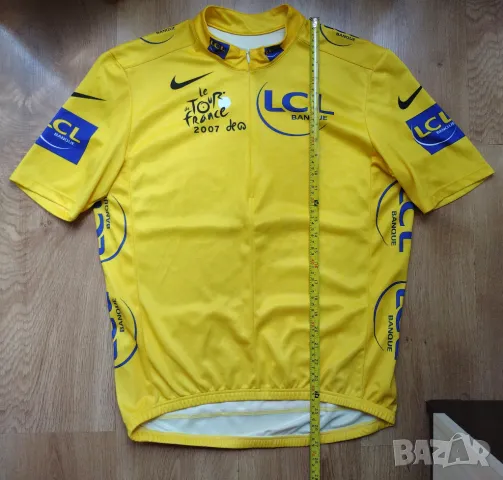 2007 Tour De France LCL Nike Jersey Bike - вело байк джърси за колоездене, снимка 12 - Спортни дрехи, екипи - 49424612