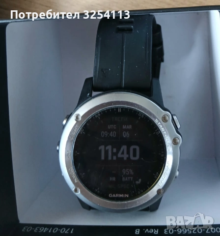 GARMIN Fenix 3 HR в Гаранция, снимка 2 - Мъжки - 53733150