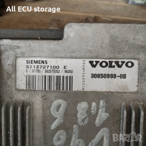 Компютър двигател за Volvo S40 I Sedan , S113727100 E, снимка 1 - Части - 44791987