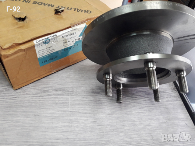 400.1415.00=A6314200372**NEU**ZIMMERMAN** MERCEDES-BENZ**СПИРАЧЕН ДИСК **ПРЕДЕН **, снимка 4 - Части - 36168860