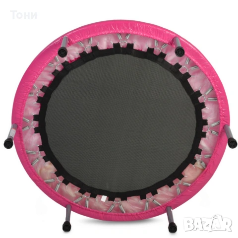 Батут без мрежа Byox 101cm/96cm — розов и син, до 100 кг, снимка 6 - Други спортове - 53626571