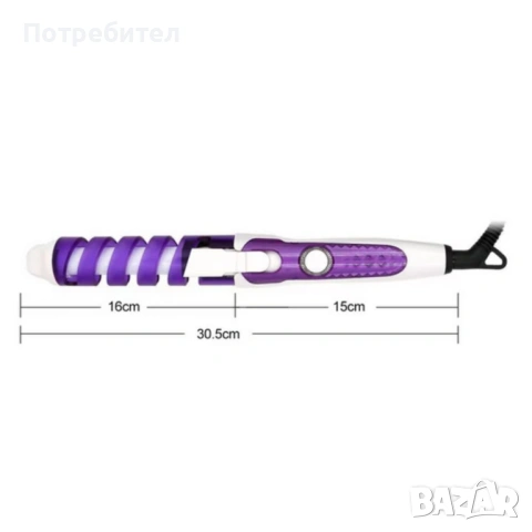 Маша за перфектни къдрици у дома или в салона, снимка 6 - Маши за коса - 53654682