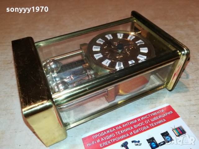 GOLD CLOCK-GERMANY 1209211244, снимка 2 - Антикварни и старинни предмети - 34106950