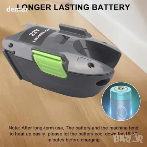 Литиево-йонна батерия 22 V, 3000 mAh за Gtech Multi MK2, снимка 6 - Други стоки за дома - 56216959