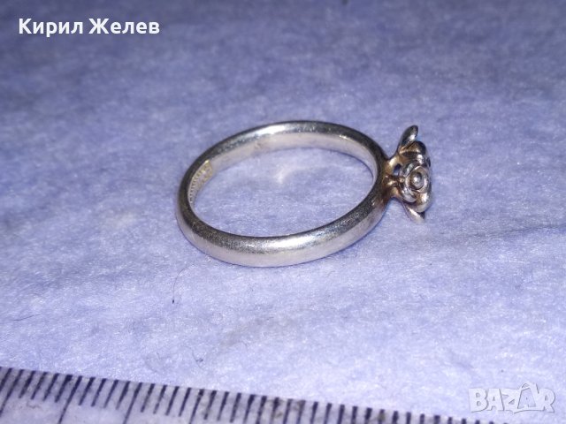 SPINNING Марков ФЛОРАЛЕН НЕЖЕН СРЕБЪРЕН АРТ ПРЪСТЕН СРЕБРО 925 БИЖУТЕРСКА ФИНА РЪЧНА РАБОТАА 38560, снимка 10 - Пръстени - 41741442