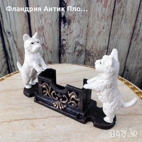 Чугунен визитник - Шнауцери, снимка 5 - Декорация за дома - 41263958