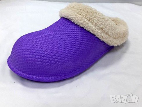 Дамски чехли, с пух, снимка 5 - Чехли - 38623430