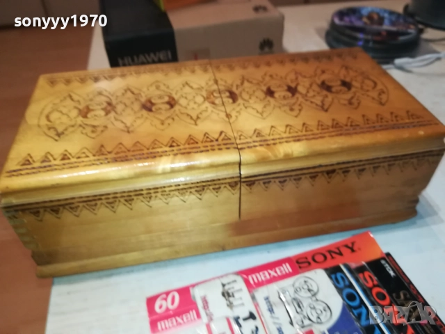 ДЪРВЕНА КУТИЯ ЗА ЦИГАРИ ЗА КОЛЕКЦИЯ-ГОЛЯМА 2410251428, снимка 3 - Антикварни и старинни предмети - 52167038