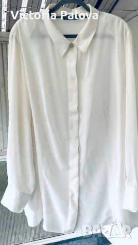 Копринена риза овърсайз ULLA POPKEN SELECTION , снимка 11 - Ризи - 52096268