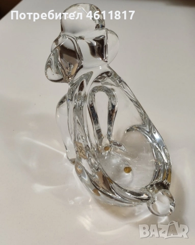 Кристална фигура Куче, снимка 4 - Колекции - 51933930