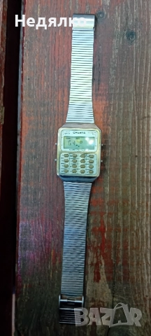 Рядък винтидж часовник-калкулатор Cresta, снимка 2 - Антикварни и старинни предмети - 51858136