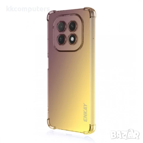 Realme GT 7 5G / GT 7T 5G Удароустойчив ENKAY Thickened Four Corner Drop-proof Силиконов Калъф и Про, снимка 3 - Калъфи, кейсове - 50850126