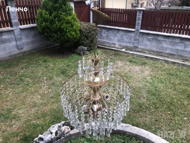 старинен кристален полилей , снимка 12 - Антикварни и старинни предмети - 48331665