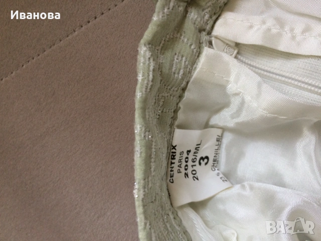 Стилен костюм в млечно зелен цвят., снимка 4 - Костюми - 53578720