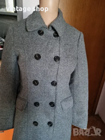Палто Weekend Max Mara, кройка тип шинел, размер М, снимка 2 - Палта, манта - 56313334
