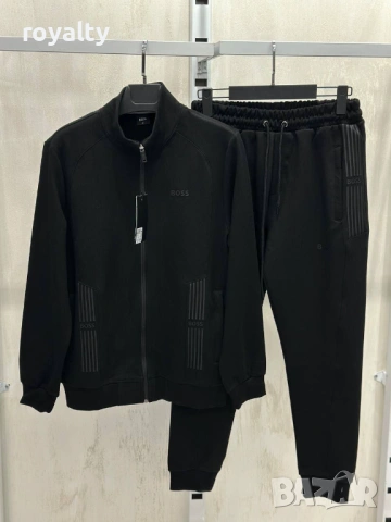 Hugo Boss Черен Мъжки Екип Висок Клас 