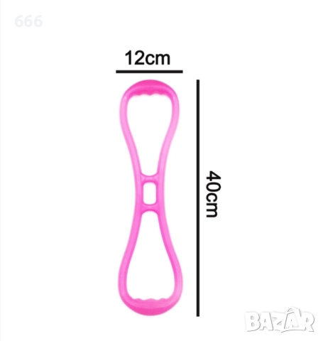 Tovbmup силиконова гел устойчивост лента за йога и пилатес, преносима, за разтягане на тялото, снимка 4 - Други спортове - 51585189