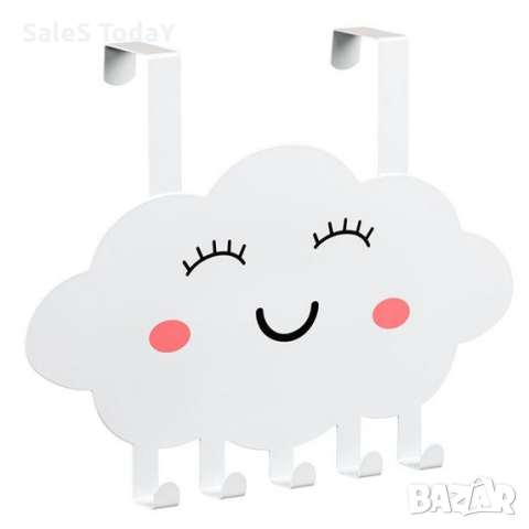 Закачалка облаче, 5 Кукичка, Метална Детска, 32см