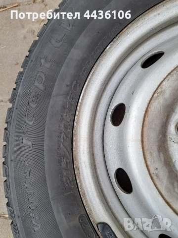 2бр зимни гуми с джанти за кемпер бус , снимка 3 - Гуми и джанти - 52918548