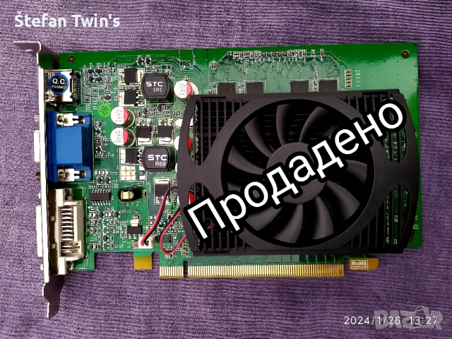 Видео карта Nvidia GeForce Leadtek WinFast GT220 HDMI 1024MB GDDR3 128bit PCI-E, снимка 2 - Видеокарти - 43972168