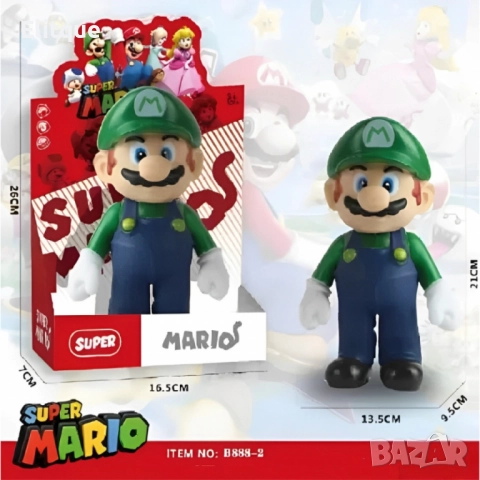 Фигурка "Супер Марио Луиджи", снимка 3 - Други - 52753268