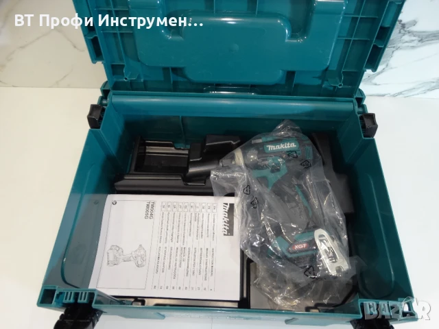 Makita TW 004 XGT 40 V - Мощен гайковерт 350 Нм, снимка 6 - Други инструменти - 51162877