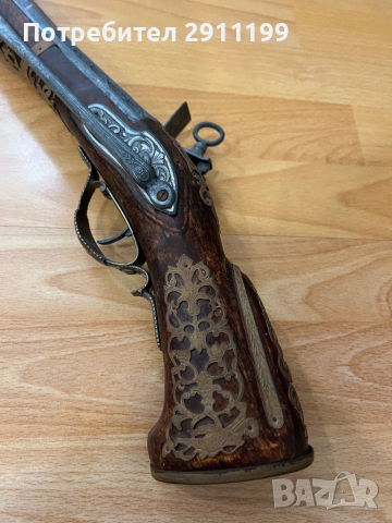 Реплика на кремъчен пистолет, снимка 5 - Антикварни и старинни предмети - 44694677