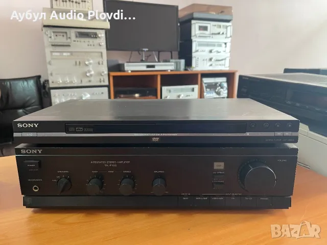 SONY TA-F100 УСИЛВАТЕЛ SONY DVP-NS355 CD/DVD player CD/DVD player SONY DVP-NS355, снимка 4 - Аудиосистеми - 50144702