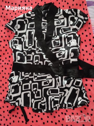 Сатенена блузка, снимка 1