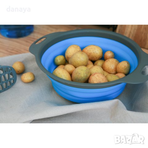 4005 Силиконов сгъваем гевгир, снимка 5 - Аксесоари за кухня - 42218378