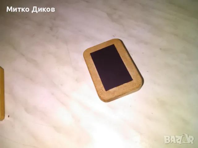 Дървен магнит с тарикатски надпис на английски, снимка 3 - Колекции - 49964163