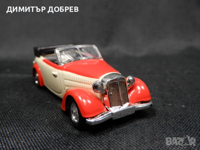 1/64 РЕТРО МЕТАЛНА КОЛИЧКА IFA F8 CABRIO GRELL 8, снимка 5 - Колекции - 50506370