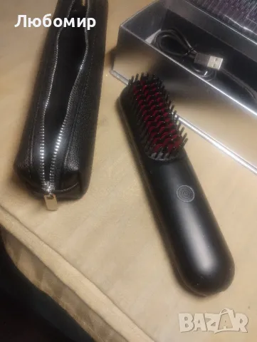 Безжична четка за изправяне на коса TYMO - Porta PRO Portable Straightening Brush, снимка 3 - Преси за коса - 47785632