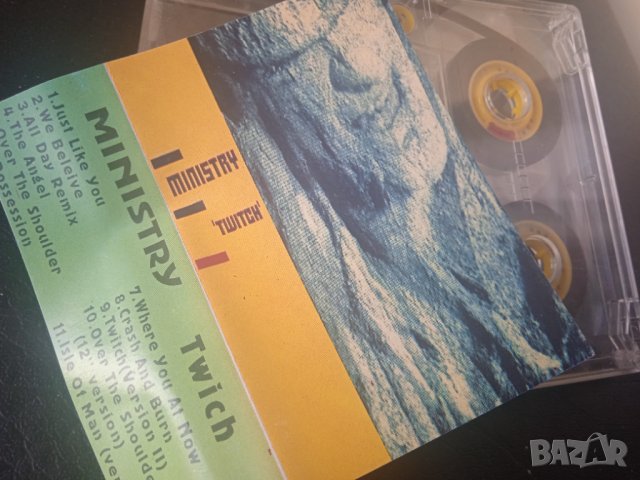 Ministry – Twitch - аудио касета музика