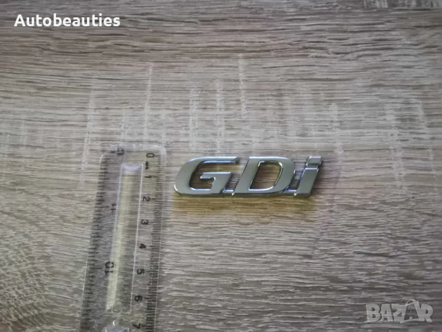 сребриста емблема Hyundai GDI, снимка 3 - Аксесоари и консумативи - 47978993