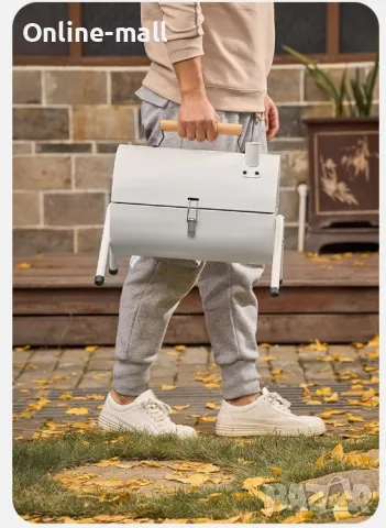 Преносимо двустранно Сгъваемо барбекю за въглища Перфектно за пикник, снимка 2 - Барбекюта - 50401751