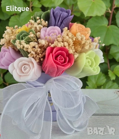 🌿🕯 Букет от соев восък – стилен и ароматен подарък