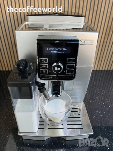 Delonghi ECAM 25.462.S - Перфектно състояние с 6 месеца гаранция!, снимка 3 - Кафемашини - 53725368