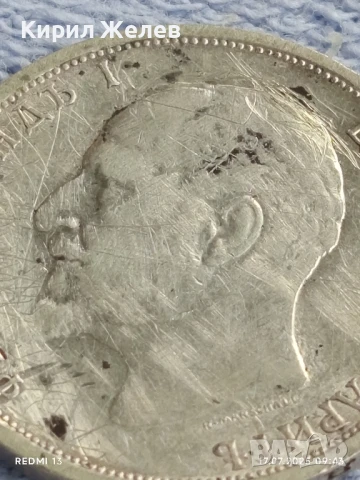 Сребърна монета 1 лев 1913г. Царство България Цар Фердинанд първи за КОЛЕКЦИЯ 38579, снимка 12 - Нумизматика и бонистика - 51047737