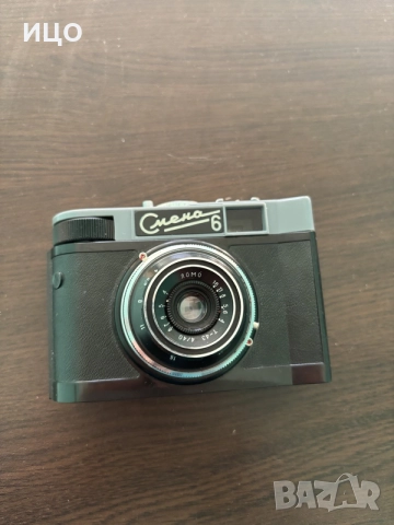 Ретро фотоапарат Смена 6 с кожен калъф, снимка 13 - Фотоапарати - 56333715