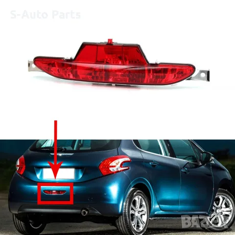 Задна светлина за мъгла на Citroen, Opel, Peugeot, снимка 3 - Аксесоари и консумативи - 55844489