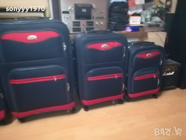 куфари-4бр комплект с колелца и телескопична дръжка 1008231051, снимка 2 - Куфари - 41812231