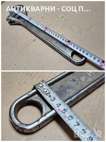 Голям Италиянски Стар Тръбен Раздвижен Ключ ACCIAIO FORGIATO / 3 кг. , снимка 10 - Антикварни и старинни предмети - 52250147