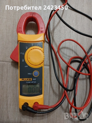Ампер клещи Fluke 322, снимка 2 - Клещи - 52674445