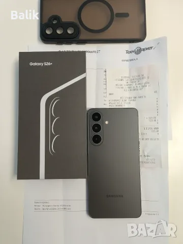 телефон Samsung Galaxy S26+ 512GB – перфектен, гаранция Техномаркет