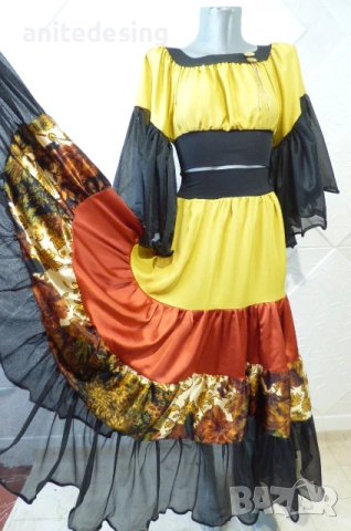 Детски костюм за ромски танци