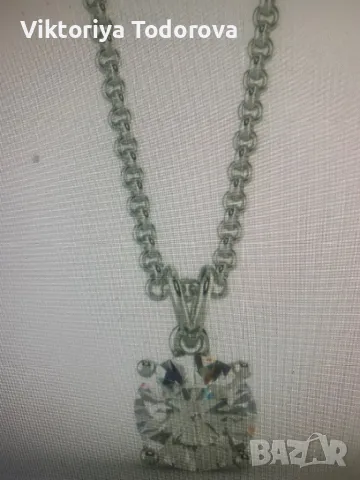 Ново колие с ест.диамант-1 карат-ТОП ОФЕРТА-ВИЖ ТЕСТА-НА ЦЕНАТА НА 0,50К