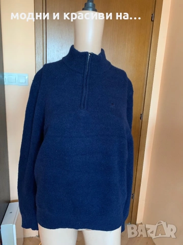 Мъжки пуловер Hackett London( агнешка вълна)