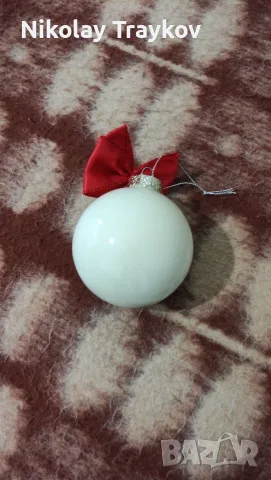 Рисувана коледна играчка за елха, снимка 3 - Декорация за дома - 56339303